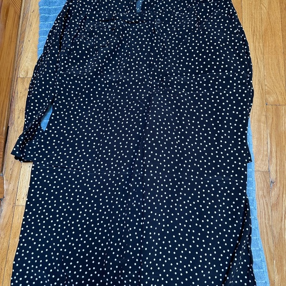 Chic Long Sleeve Polka Dot Dress - Picture 1 of 8